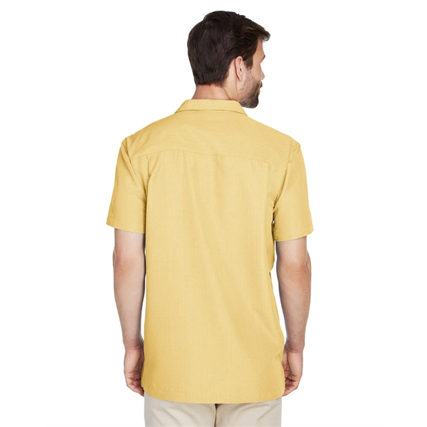 Harriton Men's Barbados Textured Camp Shirt - Harriton Men's Barbados Textured Camp Shirt - Image 57 of 79