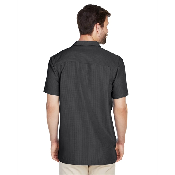 Harriton Men's Barbados Textured Camp Shirt - Harriton Men's Barbados Textured Camp Shirt - Image 62 of 79