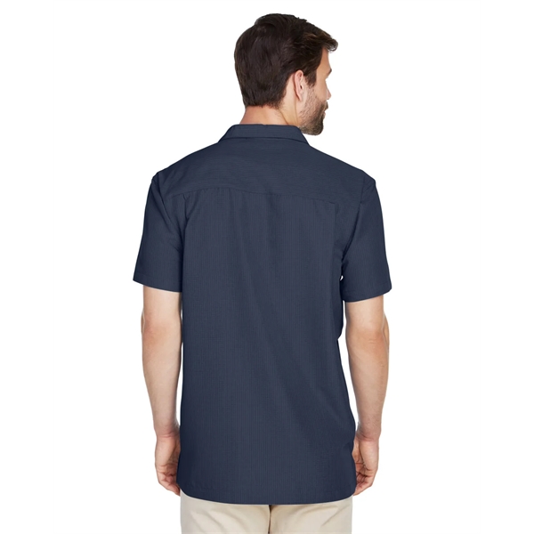 Harriton Men's Barbados Textured Camp Shirt - Harriton Men's Barbados Textured Camp Shirt - Image 67 of 79