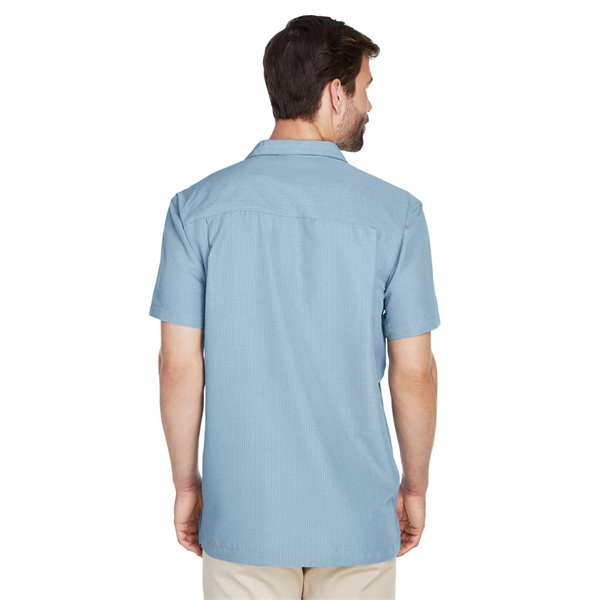 Harriton Men's Barbados Textured Camp Shirt - Harriton Men's Barbados Textured Camp Shirt - Image 72 of 79