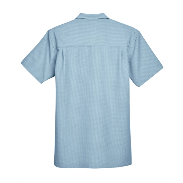Harriton Men's Barbados Textured Camp Shirt - Harriton Men's Barbados Textured Camp Shirt - Image 74 of 79