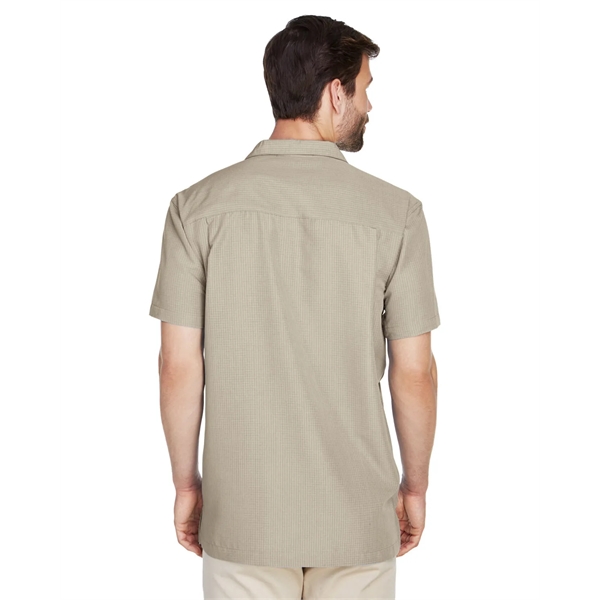 Harriton Men's Barbados Textured Camp Shirt - Harriton Men's Barbados Textured Camp Shirt - Image 77 of 79