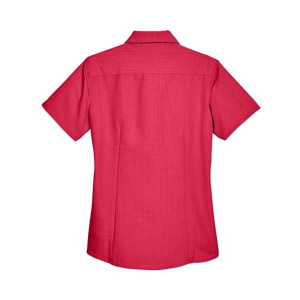Harriton Ladies' Barbados Textured Camp Shirt - Harriton Ladies' Barbados Textured Camp Shirt - Image 39 of 79