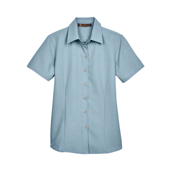 Harriton Ladies' Barbados Textured Camp Shirt - Harriton Ladies' Barbados Textured Camp Shirt - Image 73 of 79