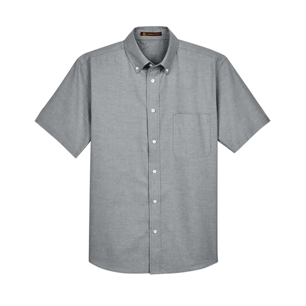 Harriton Men's Short-Sleeve Oxford with Stain-Release - Harriton Men's Short-Sleeve Oxford with Stain-Release - Image 29 of 30