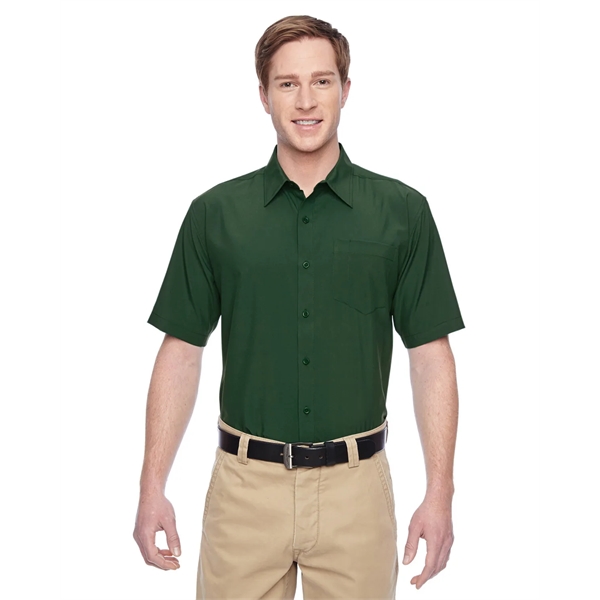 Harriton Men's Paradise Short-Sleeve Performance Shirt - Harriton Men's Paradise Short-Sleeve Performance Shirt - Image 8 of 15