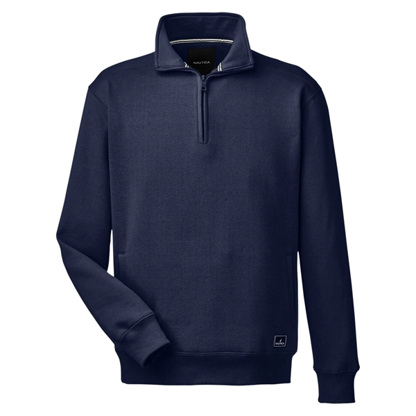 Nautica Men's Anchor Quarter-Zip Pullover - Nautica Men's Anchor Quarter-Zip Pullover - Image 31 of 34