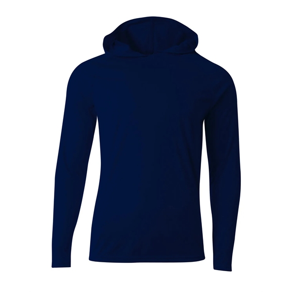 A4 Men's Cooling Performance Long-Sleeve Hooded T-shirt - A4 Men's Cooling Performance Long-Sleeve Hooded T-shirt - Image 38 of 60