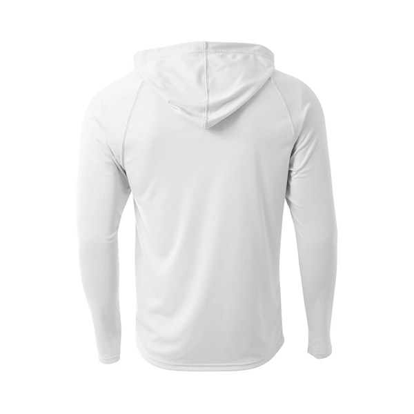 A4 Youth Long Sleeve Hooded T-Shirt - A4 Youth Long Sleeve Hooded T-Shirt - Image 1 of 35