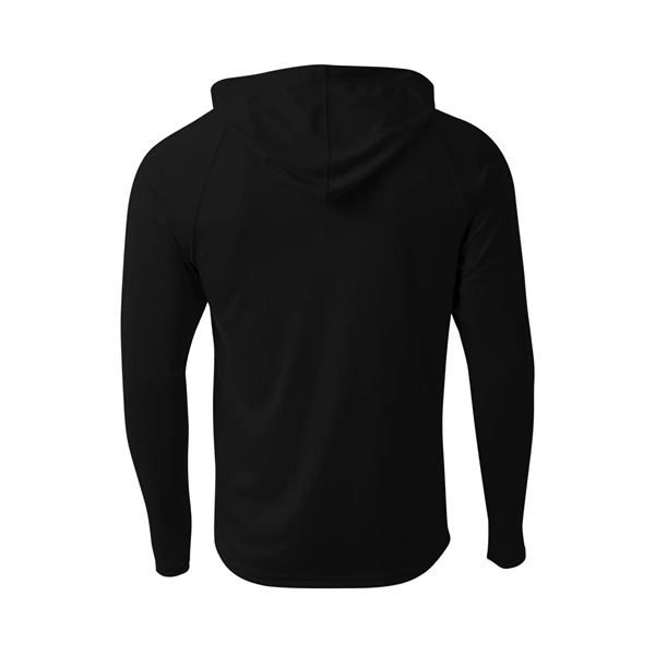 A4 Youth Long Sleeve Hooded T-Shirt - A4 Youth Long Sleeve Hooded T-Shirt - Image 7 of 35