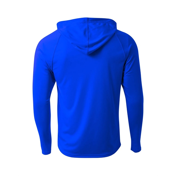 A4 Youth Long Sleeve Hooded T-Shirt - A4 Youth Long Sleeve Hooded T-Shirt - Image 10 of 35