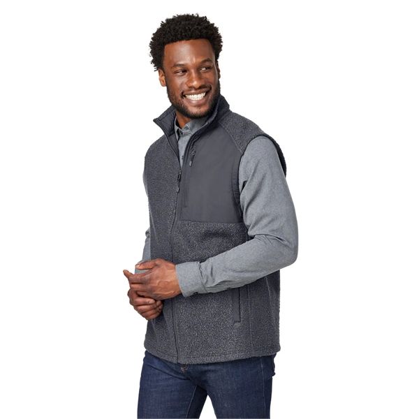 North End Men's Aura Sweater Fleece Vest - North End Men's Aura Sweater Fleece Vest - Image 9 of 23