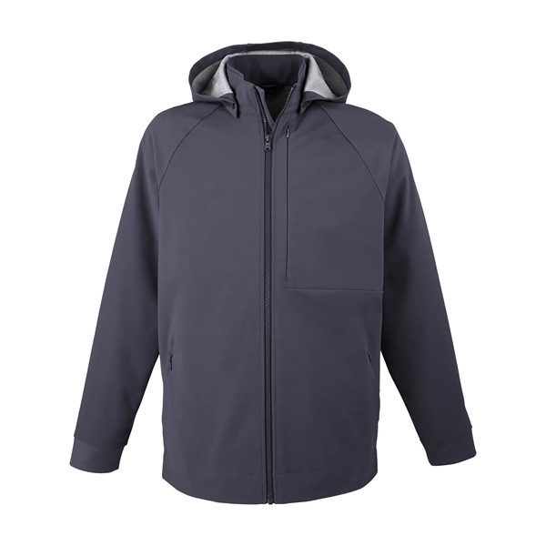 North End Men's City Hybrid Soft Shell Hooded Jacket - North End Men's City Hybrid Soft Shell Hooded Jacket - Image 13 of 27