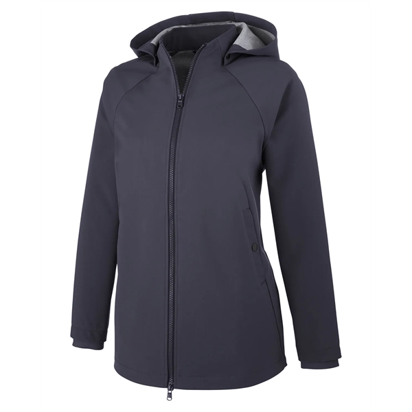 North End Ladies' City Hybrid Soft Shell Hooded Jacket - North End Ladies' City Hybrid Soft Shell Hooded Jacket - Image 14 of 27