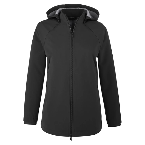 North End Ladies' City Hybrid Soft Shell Hooded Jacket - North End Ladies' City Hybrid Soft Shell Hooded Jacket - Image 19 of 27