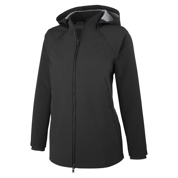 North End Ladies' City Hybrid Soft Shell Hooded Jacket - North End Ladies' City Hybrid Soft Shell Hooded Jacket - Image 20 of 27