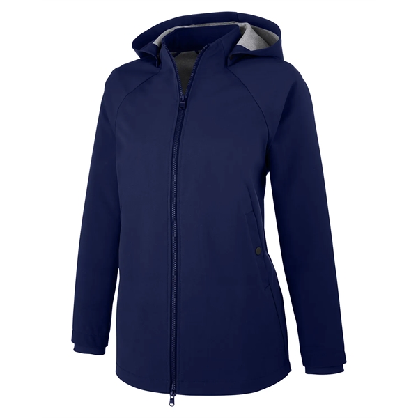 North End Ladies' City Hybrid Soft Shell Hooded Jacket - North End Ladies' City Hybrid Soft Shell Hooded Jacket - Image 26 of 27