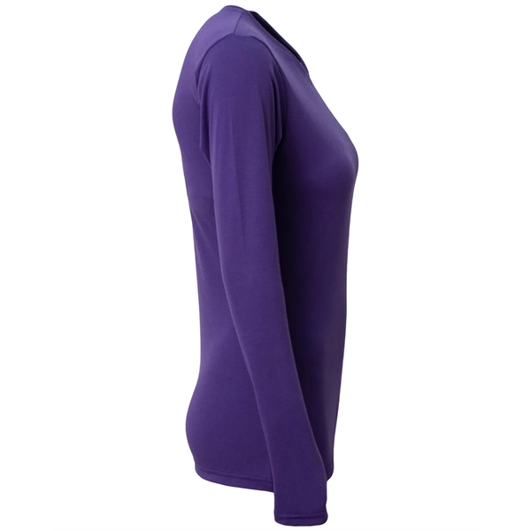 A4 Ladies' Long-Sleeve Softek V-Neck T-Shirt - A4 Ladies' Long-Sleeve Softek V-Neck T-Shirt - Image 29 of 47