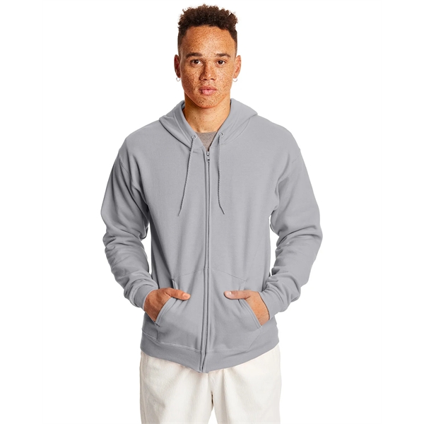 Hanes Adult EcoSmart® Full-Zip Hooded Sweatshirt - Hanes Adult EcoSmart® Full-Zip Hooded Sweatshirt - Image 35 of 53