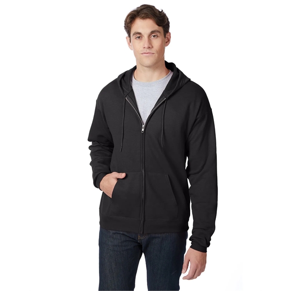 Hanes Adult EcoSmart® Full-Zip Hooded Sweatshirt - Hanes Adult EcoSmart® Full-Zip Hooded Sweatshirt - Image 40 of 53