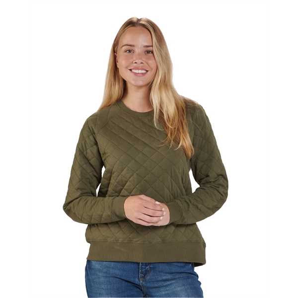 Boxercraft Ladies' Quilted Jersey Sweatshirt - Boxercraft Ladies' Quilted Jersey Sweatshirt - Image 16 of 21