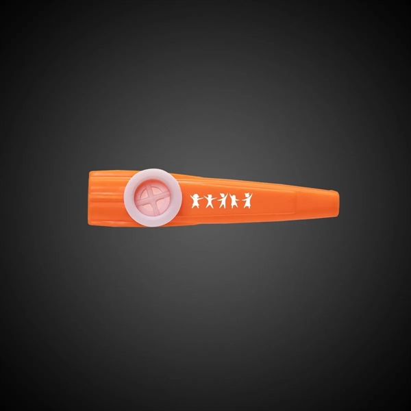 3 1/2" Orange Plastic Kazoo - 3 1/2" Orange Plastic Kazoo - Image 0 of 1
