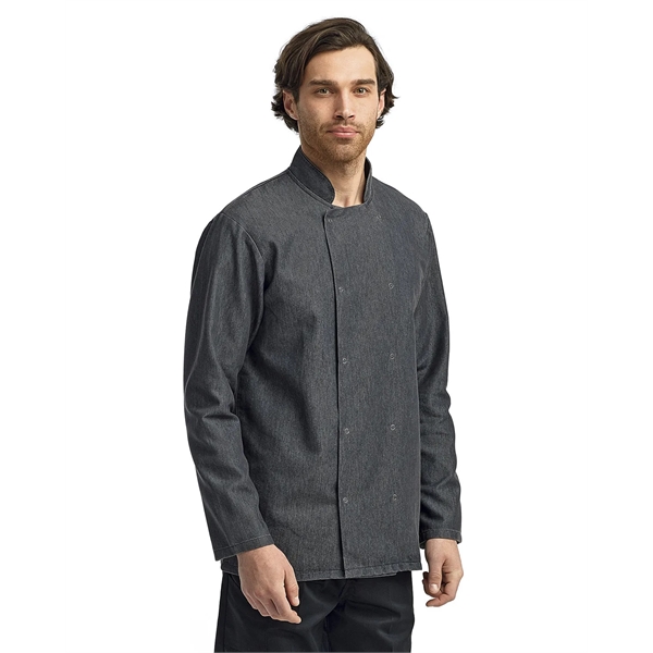 Artisan Collection by Reprime Unisex Denim Chef's Jacket - Artisan Collection by Reprime Unisex Denim Chef's Jacket - Image 14 of 26