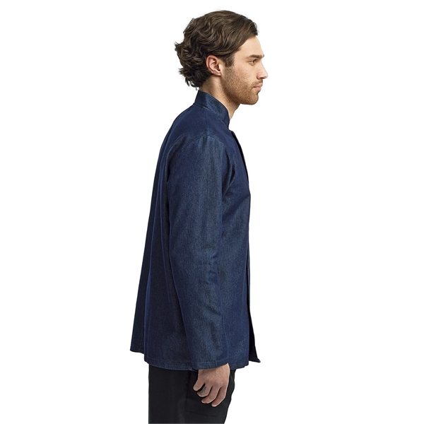 Artisan Collection by Reprime Unisex Denim Chef's Jacket - Artisan Collection by Reprime Unisex Denim Chef's Jacket - Image 22 of 26