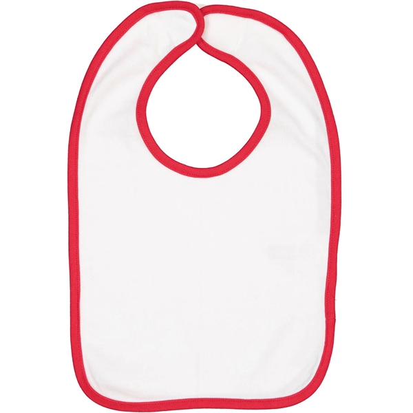 Rabbit Skins Infant Contrast Trim Bib - Rabbit Skins Infant Contrast Trim Bib - Image 18 of 27