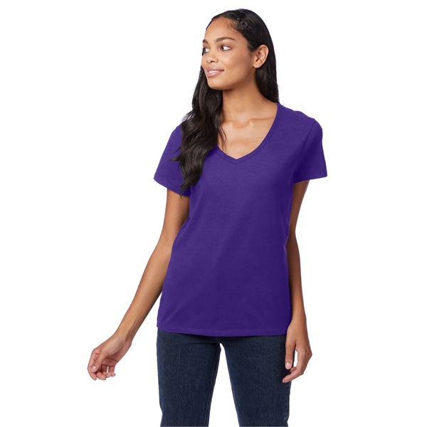 Hanes Ladies' Perfect-T V-Neck T-Shirt - Hanes Ladies' Perfect-T V-Neck T-Shirt - Image 115 of 156