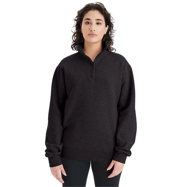 Champion Unisex Powerblend Quarter-Zip Pullover - Champion Unisex Powerblend Quarter-Zip Pullover - Image 3 of 8