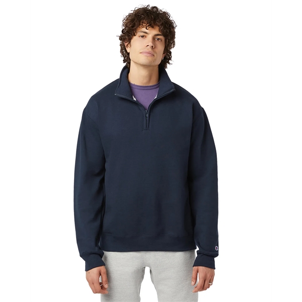 Champion Unisex Powerblend Quarter-Zip Pullover - Champion Unisex Powerblend Quarter-Zip Pullover - Image 6 of 8