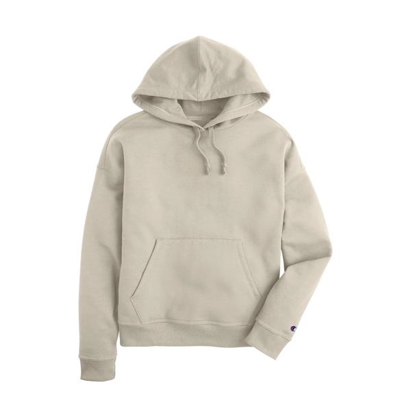 Champion Ladies' PowerBlend Relaxed Hooded Sweatshirt - Champion Ladies' PowerBlend Relaxed Hooded Sweatshirt - Image 17 of 29