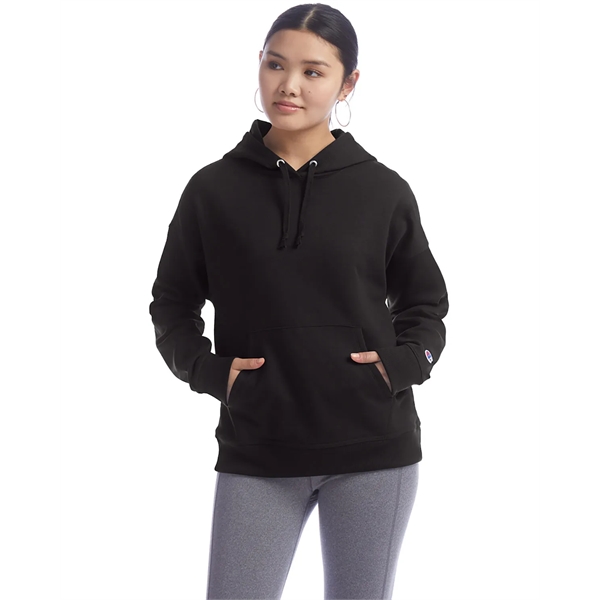 Champion Ladies' PowerBlend Relaxed Hooded Sweatshirt - Champion Ladies' PowerBlend Relaxed Hooded Sweatshirt - Image 2 of 29