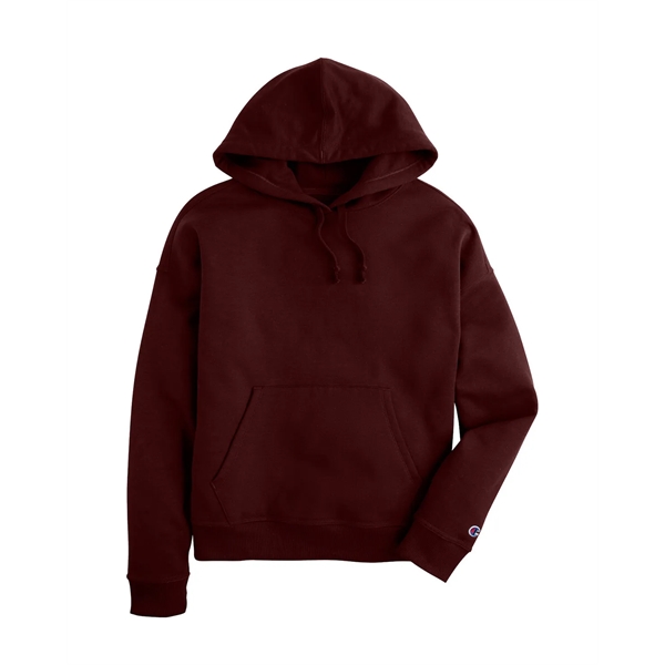 Champion Ladies' PowerBlend Relaxed Hooded Sweatshirt - Champion Ladies' PowerBlend Relaxed Hooded Sweatshirt - Image 26 of 29