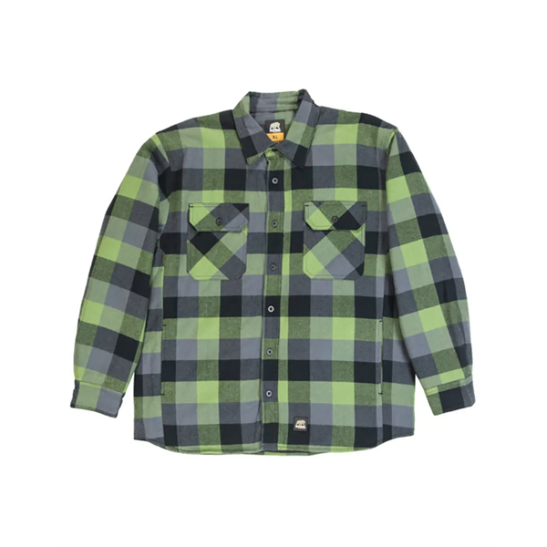 Berne Men's Timber Flannel Shirt Jacket - Berne Men's Timber Flannel Shirt Jacket - Image 8 of 10