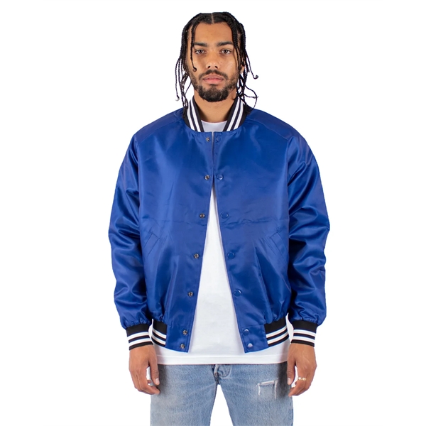 Shaka Wear Men's Varsity Bomber Jacket - Shaka Wear Men's Varsity Bomber Jacket - Image 2 of 11