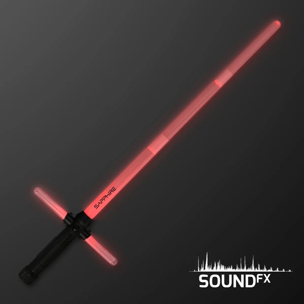 LED Red Cross Saber with Sound, Expandable - LED Red Cross Saber with Sound, Expandable - Image 0 of 1