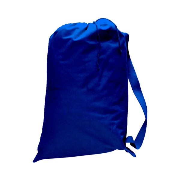 Cotton Canvas Drawstring Bag USA Decorated
