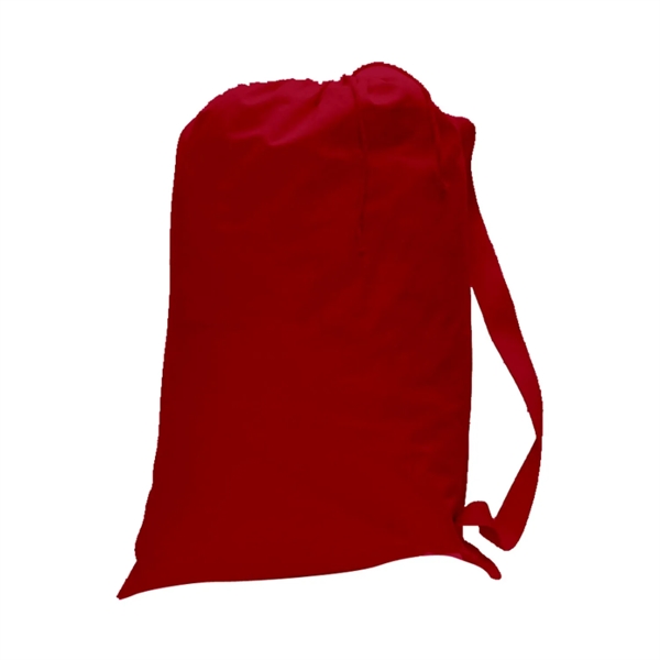 Cotton Canvas Drawstring Bag USA Decorated
