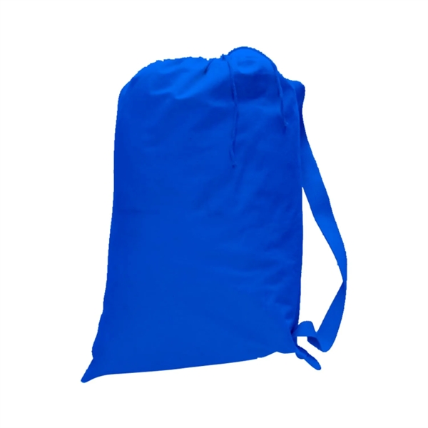 Cotton Canvas Drawstring Bag USA Decorated