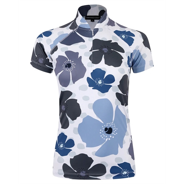 Ladies' Maria Printed Polo - Ladies' Maria Printed Polo - Image 0 of 2