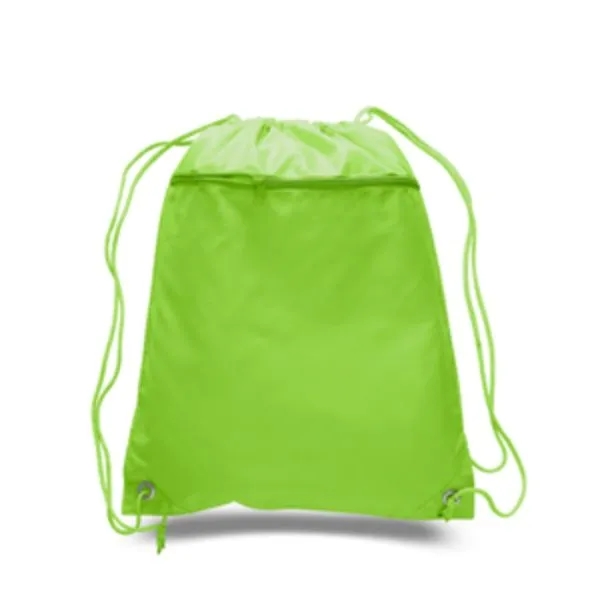 Polyester Drawstring Bag USA Decorated (15" x 18.75") - Polyester Drawstring Bag USA Decorated (15" x 18.75") - Image 10 of 19