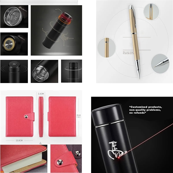 4Pcs set Cup Pen Notebook Gift Box - 4Pcs set Cup Pen Notebook Gift Box - Image 1 of 2