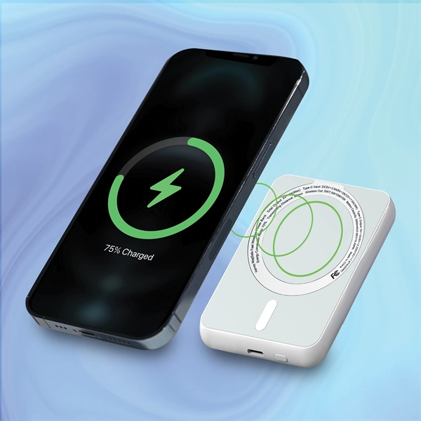 5000 mAh 15W Wireless Magnetic Power Bank - 5000 mAh 15W Wireless Magnetic Power Bank - Image 0 of 5