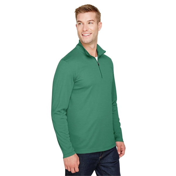 Team 365 Men's Zone Sonic Heather Performance Quarter-Zip - Team 365 Men's Zone Sonic Heather Performance Quarter-Zip - Image 25 of 63