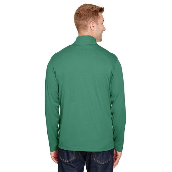 Team 365 Men's Zone Sonic Heather Performance Quarter-Zip - Team 365 Men's Zone Sonic Heather Performance Quarter-Zip - Image 26 of 63