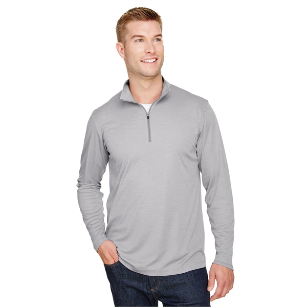 Team 365 Men's Zone Sonic Heather Performance Quarter-Zip - Team 365 Men's Zone Sonic Heather Performance Quarter-Zip - Image 28 of 63