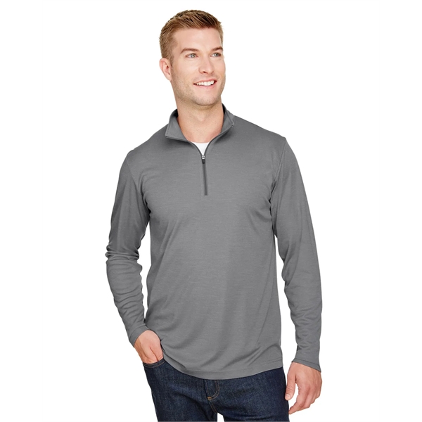 Team 365 Men's Zone Sonic Heather Performance Quarter-Zip - Team 365 Men's Zone Sonic Heather Performance Quarter-Zip - Image 33 of 63