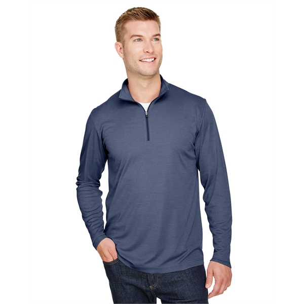 Team 365 Men's Zone Sonic Heather Performance Quarter-Zip - Team 365 Men's Zone Sonic Heather Performance Quarter-Zip - Image 38 of 63